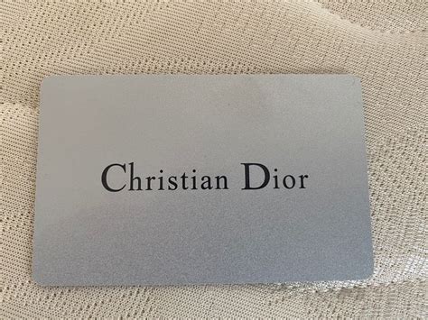 real dior authenticity card